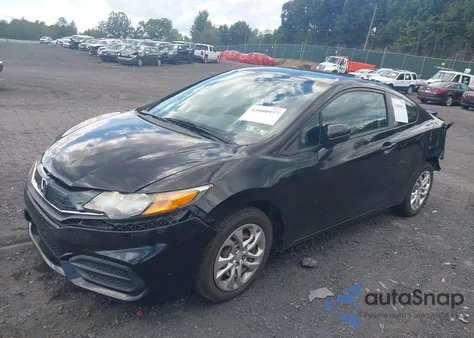 2014 Honda Civic Lx z USA, uszkodzony, nr VIN 2HGFG3B52EH526408